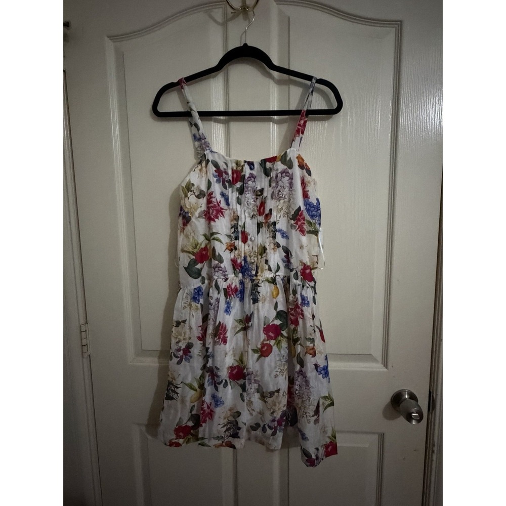 Women Fruit And Floral Short Summer Dress Size 8 Never Worn